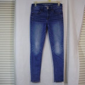 American Eagle Jegging Size4 Short Med Denim